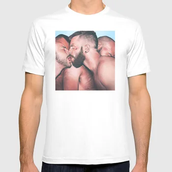 Ulysses T Shirt Gay Lgbtq Ljubezen Tetovaže Mišice Moški Portret Realizem