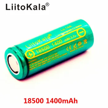 LiitoKala Lii-14A 18500 1400mAh polnilna litijeva baterija 3,7 V močno svetlobo svetilka anti-lahka, posebno litij-testo