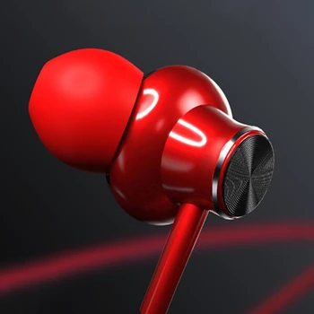 Vroče HiFi Kovine In-Ear Slušalkami Žica Pod Nadzorom Anti Sevanje Slušalke