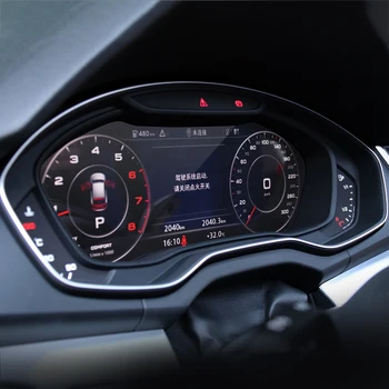 Za Audi A4 B9 S4 2016-2019 Kaljenega Stekla, Avtomobilsko Navigacijo Nadzorna Plošča Zaslon Patron Dotik Zaslon Film Nalepka