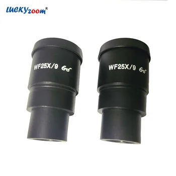Kakovost Widefield WF25X/9 kateri je daljnogled Trinocular Mikroskopom Okular 30 mm Stereo Mikroskop Okular Več Povečujejo Microscopio