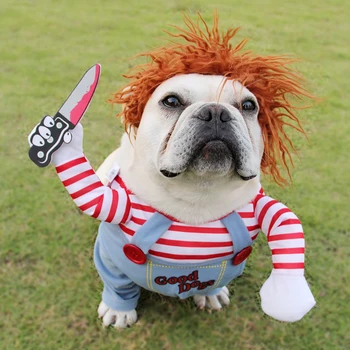 Pes Cosplay Kostum Določa Novost Oblačila Za Srednje Velike Pse Buldog Pug Halloween Pes Kostume, Smešno Pet Oblačila Nastavljiv