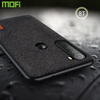 Za Xiaomi Redmi Opomba 8T Primeru Zajema MOFi Primeru Za Redmi Opomba 8T Tkanine Silikonski Coque Capas Popolno Zaščito Poslovnih Nazaj Primerih