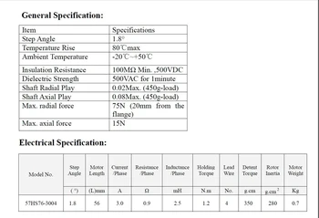 NEMA23 koračnih motornih 57x56mm 4-vodi 3.0 1.2 N. m / Vrednotijo 23 motornih 56mm 170 Oz-v 3D tiskalnik za CNC graviranje rezkalni stroj