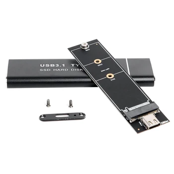 M2 SSD Primeru, M. 2 NVME PCIe, da USB3.1 GEN2 M Ključ ssd Disk, Ohišje Napajalnik za 2230/2242/2260/2280 Tip-C SSD Primeru Polje