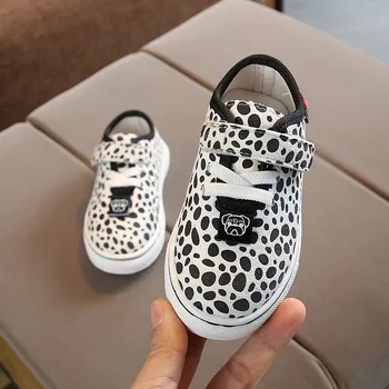 Kushyshoo otroci superge 2021 nova modna unisex leopard kavljem&zanke majhnimi belimi čevlji udobno gume trpežne čevlje dihanje