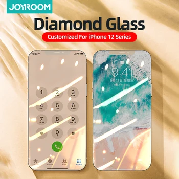 Joyroom 9D Zaščitnik Zaslon Kaljeno Steklo Za iPhone 12 Pro Max Polno Kritje Zaščitno Steklo Za iPhone 12 mini Kaljeno Film