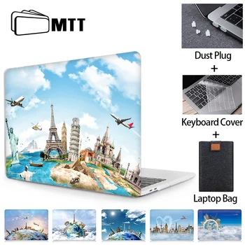 MTT Primeru Za Macbook Air 11 13 Pro 13 15 Retina Funda Trdi Pokrovček za mac book 16 13.3 15.4 12 inch Z Dotik Bar Laptop Rokav