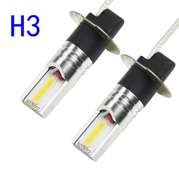 Zamenjava LED Smerniki Žarnice High Power Nepremočljiva 2pcs H3 Dvojno Stranicami
