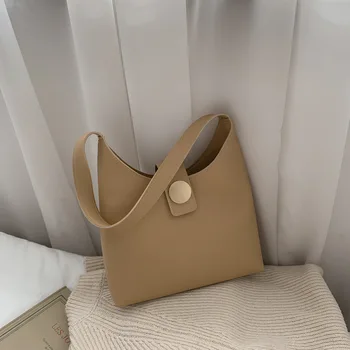 Preprosta gospa je majhno vrečko nova barva PU usnje sponke torba, velika zmogljivost potovanja mobilni telefon spremeni pazduho torbici