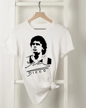 Grafični T Srajce Diego Armando Maradona 10, Legenda Nogometa, Nogomet, Napoli, Legenda Nogometa Prevelik Majica S Kratkimi Rokavi