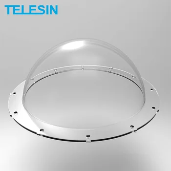 TELESIN 6 inch Dome Vrat Prozoren Pokrov Zamenjava za GoPro Hero 5 6 7 Junak 4 3+ 3 Xiaomi Yi 4K 4K+ DJI Osmo Dejanje