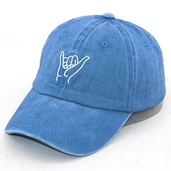 Novo prst oče klobuk moda bombaž Oprati vezenje Baseball Skp Nastavljiv Hip Hop vrnitev žoge klobuki za moške, ženske