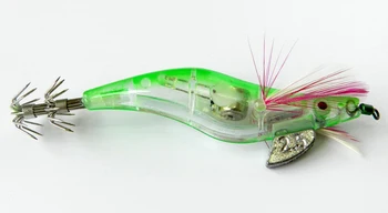 4pcs 10.5 cm Kozica Utripajoče LED Luči Lignji Šablona Fishing Lure Kozica Ribolova Kavelj YS-NAKUP
