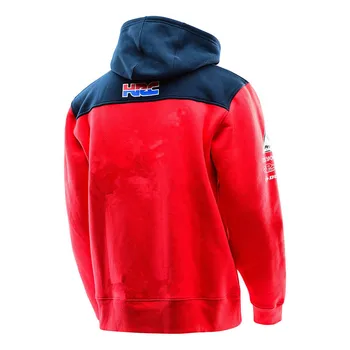 Nov prihod Rdeče Motokros Sweatshirts športih na Prostem hoodies motorno kolo dirke jakne Z zadrgo Za Honda
