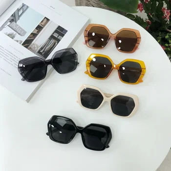 VWKTUUN sončna Očala Ženske 2020 Nezakonitih Očala UV400 sončna Očala Vožnje Odtenki Prevelik sončna Očala Candy Barve Oculos