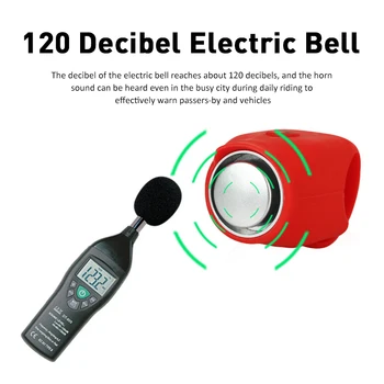 Kolesarska Oprema Kolo Bell imenujemo Električni Rog USB Obdavčljivi Izposoja Nepremočljiva Kolesarjenje Glasno Silikonski MTB Krmilo Alarmni Zvonci