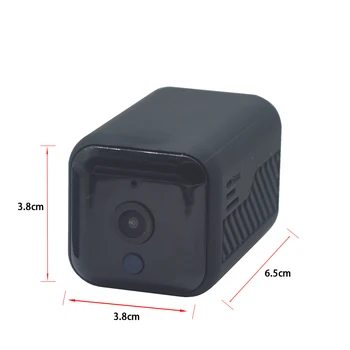 OUERTECH Baterije WIFI, MINI Kamera Ir Night Vision s TF card slot skrita kamera