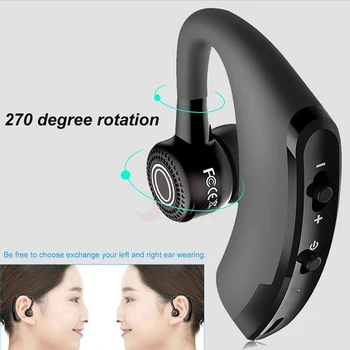 Brezžična tehnologija Bluetooth V9 slušalke, univerzalno 5.0 Bluetooth slušalke z mikrofonom