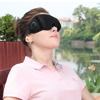 3D Ultra-Mehke Noč za Spanje, Počitek Oči Masko Odtenek Kritje Oblazinjeni EyePatch Prenosni Potovanja se Sprostite Pomoči, Blindfolds Spanja Povoj