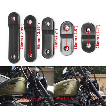 Kovinski motocikel Dvignite Tank Dvigalo Spremenjen Vstajajo w/vijakov Za Harley Sportster Dyna Železa XL 883 1200 48 72