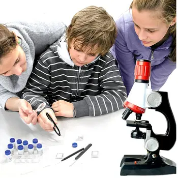 Biologija Je Znanost Hd 1200 Krat Mikroskopom Igrača Za Otroke, Znanost In Izobraževanje Nastavite Osnovne Šole, Laboratorijska Oprema