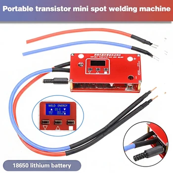 Prenosni DIY Mini Spot Varilec Stroj z LCD-Zaslon Samodejno Dotik Varjenje Način za 18650 Baterijo 12V Akumulator Super Capc