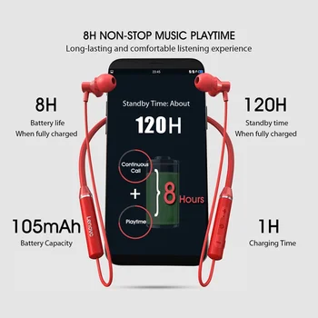 HE05 Original Lenovo Pravi Brezžični Bluetooth 5.0 Magnetni Šport Teče Slušalka Vodotesne Slušalke Hrupa Preklic
