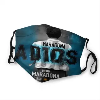 3d tiskanje maradona filter Usta pene masko umetnosti fantje/dekleta Filter za prah masko Diego Armando Maradona slika ženske/moški Mascaras