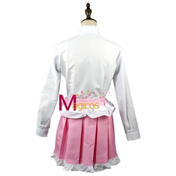 Anime Danganronpa 2 Monomi Cosplay Kostum Roza Beli Zajec Kostume Lasuljo Enotno Obleko Obleko