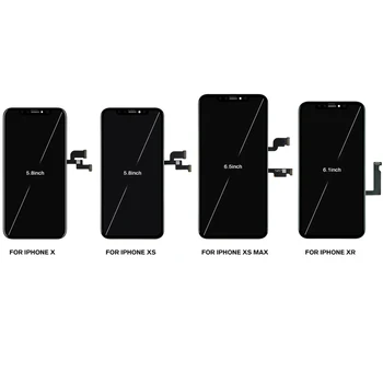 Novo OLED/LCD Za iPhone X XR Zaslon nižji Ceni Zaslon Za iPhone XS Zaslonu Dobro 3D Dotik AAA+ z darilom