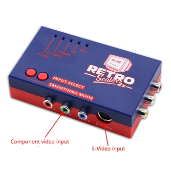 RetroScaler2X A/V na HDMI Pretvornik in Line-Doubler za Retro Igre Konzole PS2/N64/GLOBE/SEGA Dreamcast/Saturn/MD1/MD2