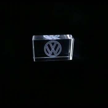 Volkswagen Kristal + metalen USB flash drive pendrive 128MB 4GB 8GB 16GB 32GB 64GB 128GB Externe shranjevanje Pogona Meri Vaš logotip