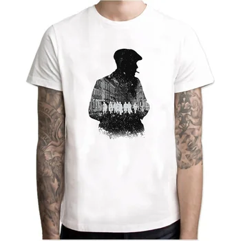 Peaky Blinders Tshirt Moški Modni Vrhovi 2019 O-Vratu T-shirt Kratek Rokav Visoke Kakovosti Človek Novost T Shirt Vrhovi Tee Shirt Oblačila