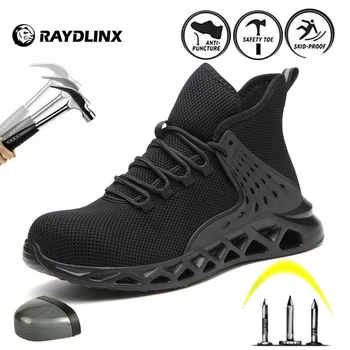 RAYDLINX Delo Jekla Toe Čevlji, varovalni Čevlji za Moške in Ženske Lahke Industrijske in Gradnje Varnost Cevlji