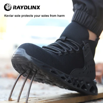 RAYDLINX Delo Jekla Toe Čevlji, varovalni Čevlji za Moške in Ženske Lahke Industrijske in Gradnje Varnost Cevlji