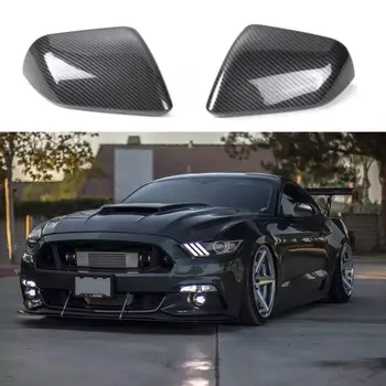 Za Ford Mustang-2019 ABS Ogljikovih Vlaken Rearview Mirror Kritje Skp Lupine stanovanjskih Trim Dodatki