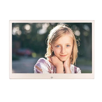 12 palčni Kovinski Digitalni LCD Foto Okvir HD 1280x800 Elektronski Album USB Digitalne Slike Glasba, Video Predvajalnik, Koledar Ura