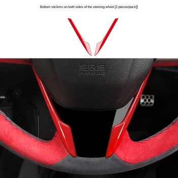 Za Dekorativni Trak Nižje Dekoracijo na Obeh Straneh Volan dekoracijo spremembe Za Honda Civic 10. 2016-2021