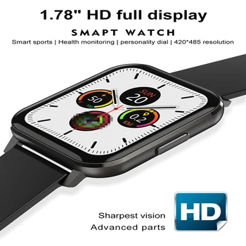 Pametno Gledati 2020 Srčni utrip, Krvni Tlak moških za IOS SmartWatch Android Iwo 12 za apple watch VS W26 Amazfit GTS W46 W56 HW12