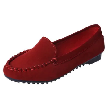Ženske čevlje 2020 nov poletni prosti čas, moda, vse krog ravno čevlji ženske Doudou čisti rdeči čevlji matere čevlji