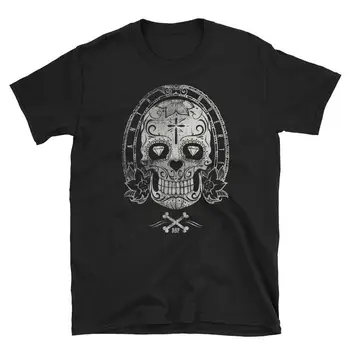 2020 Novo Mens Diamond Oči Dan Mrtvih Lobanje Rock moška T-Shirt Tee Majice
