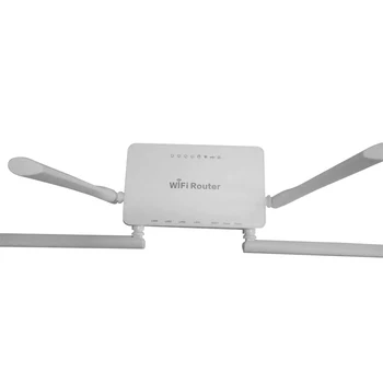 WE1626 Brezžični WiFi Usmerjevalnik Za Usb Modem 300Mbps Openwrt Sistem,Strongth Signal S 4 Aatennas Wifi Usmerjevalnik z belo barvo