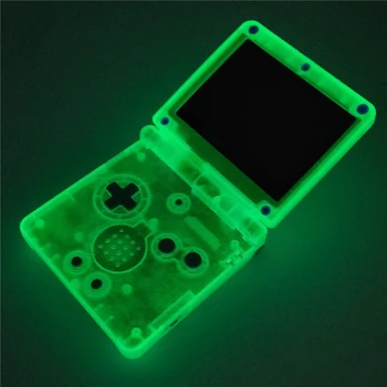 Za GBA SP Sveti v noč GITD Svetlobna Prozorno Rumeno modro Ohišje lupino Za Nintendo GameBoy Advance SP konzole