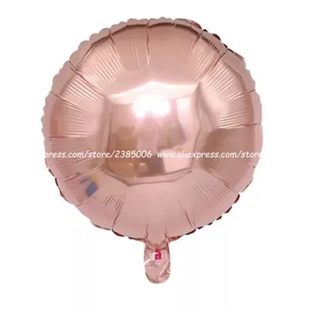 10pcs/veliko 18-inch okroglo obliko balon čiste barvne folije žogo Rojstni dan svate, dekoracijo, napihljive balone 45*45 cm
