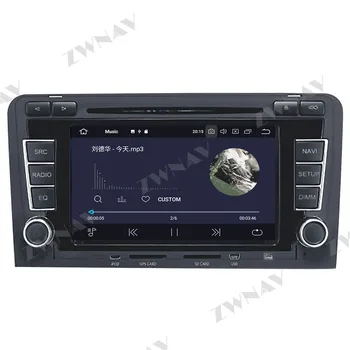 PX6 4+64 G Android 10.0 Avto Multimedijski Predvajalnik Za Audi A3 S3 2003 - 2013 avto GPS Navi Radio navi stereo IPS, zaslon na Dotik, vodja enote