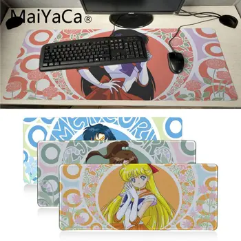Maiyaca Sailor Moon anime Gumijasto podlogo za Miško, Igra igre na srečo mousepads Tabela Tipkovnico anime mouse pad igralec Hitrost Različica desk mat