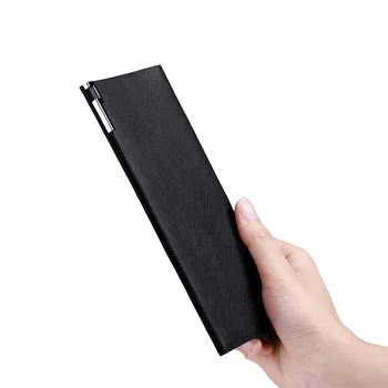 Williampolo Usnjena moška denarnica moda ultra tanek kartico vrečko minimalističen imetnik kreditne kartice večnamensko čisto usnjena denarnica