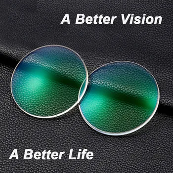 1.56 Enotno Vizijo Optičnih Očal na Recept Leče za Kratkovidnost/Daljnovidnost/Presbyopia Očala CR-39 Smolo Objektiv S Prevleko