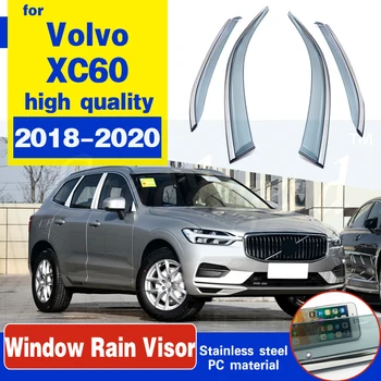 Za Volvo XC60 okno vizir avto dež ščit ter nadstrešek trim kritje zunanjost avto-styling pribor deli 2018-2020